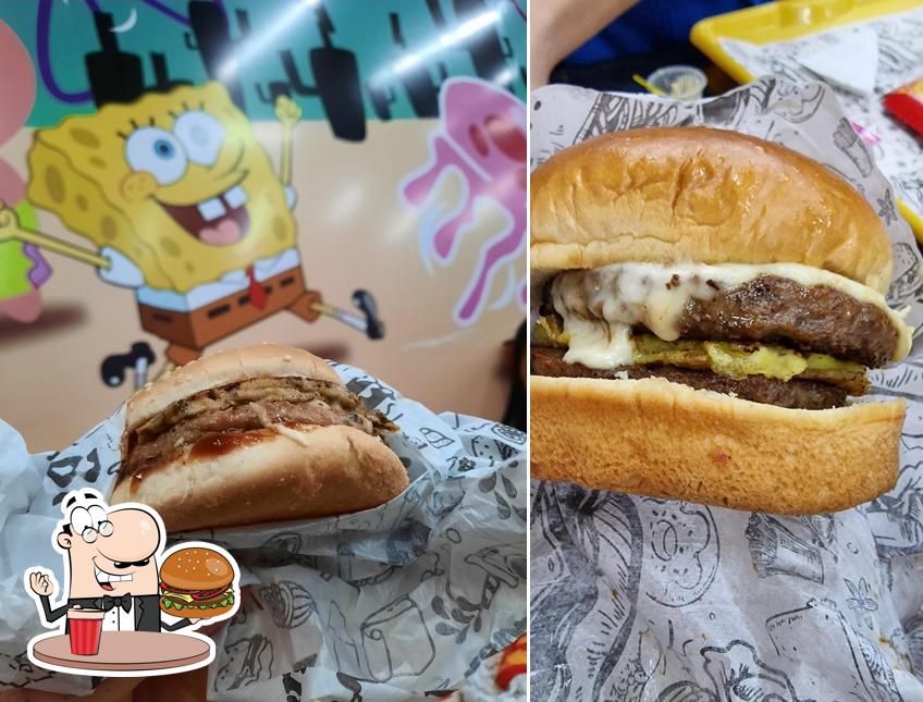 Os hambúrgueres do Siri Cascudo Burguer Kids irão saciar uma variedade de gostos