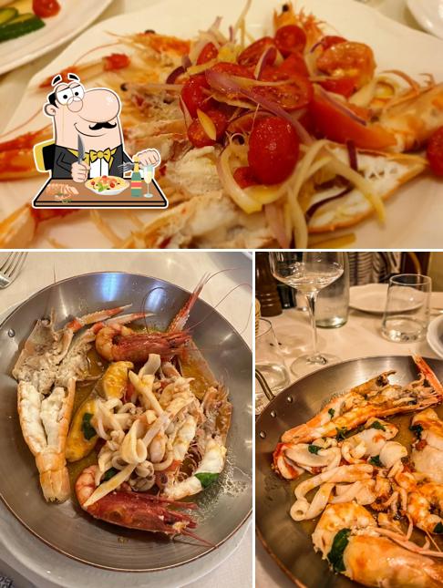 Scampi al Ristorante da Pino