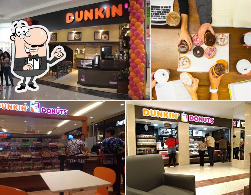 Veja imagens do interior do Dunkin' Donuts