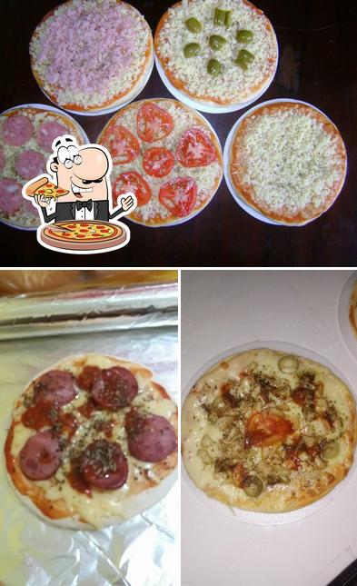 Escolha pizza no Hamburgueria Cq sabe