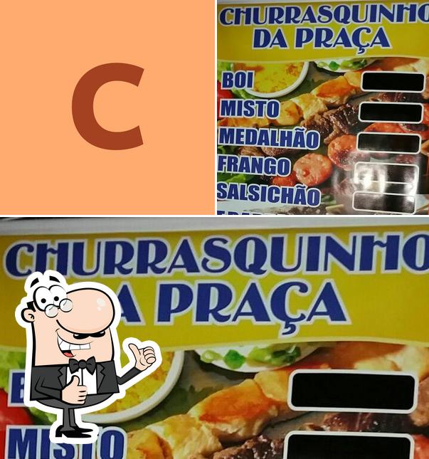 Look at the photo of Churrasquinho da Praça