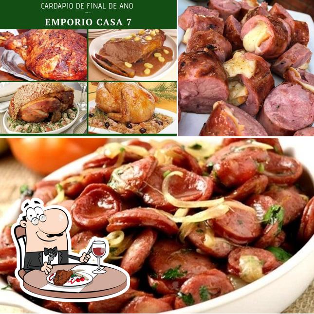 Peça refeições de carne no EMPÓRIO CASA 7