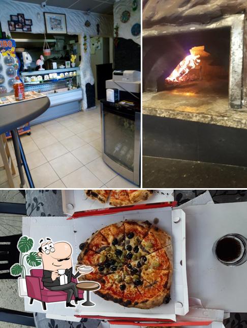 Voici la photo affichant la intérieur et pizza sur Pizza Lino