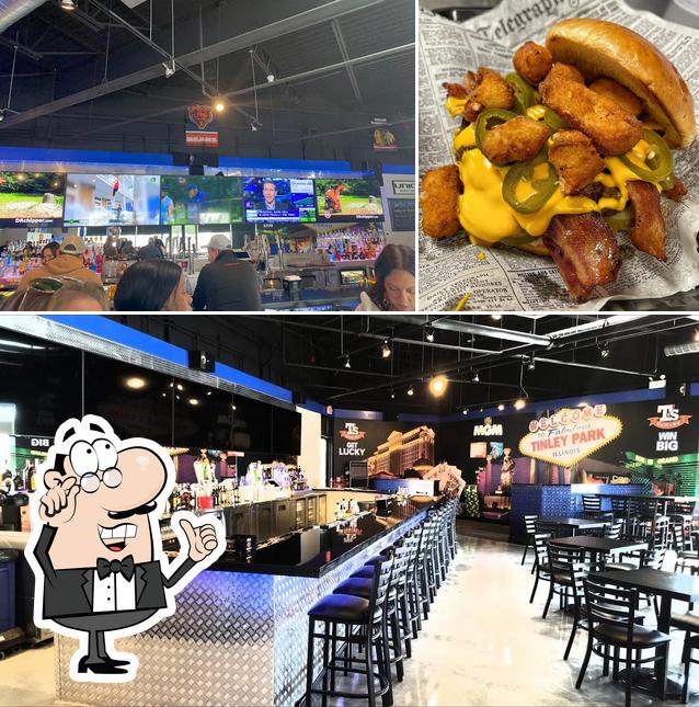 This is the image showing interior and food at UNION BAR & GRILL