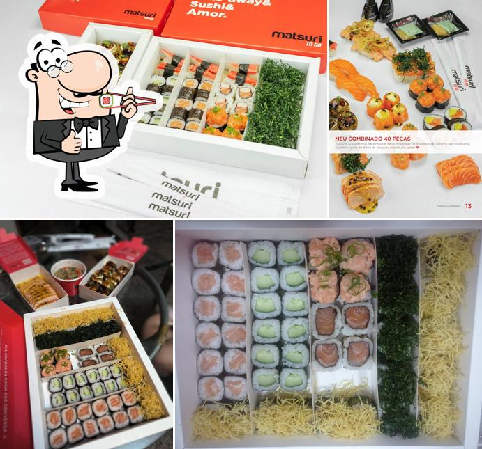 Experimente diversas opções de sushi