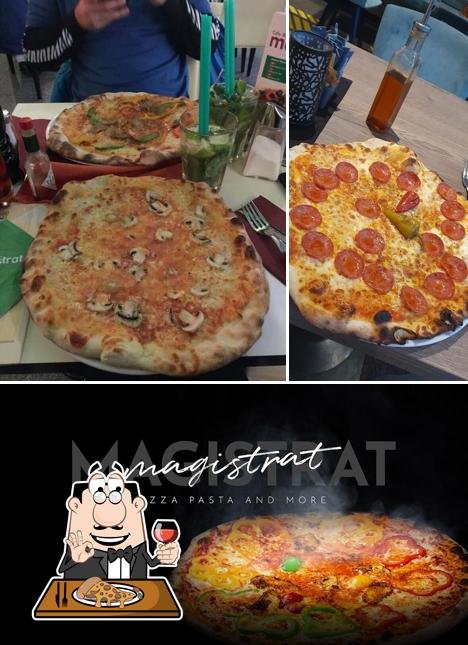 Pick pizza at Pizzeria & Pasteria Magistrat