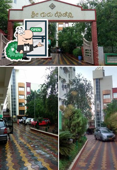 The exterior of Shree Guru Residency