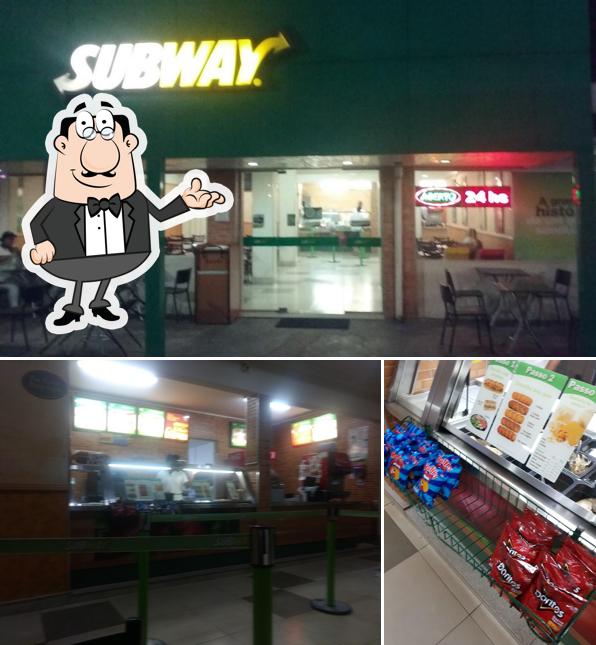 Veja imagens do interior do Subway