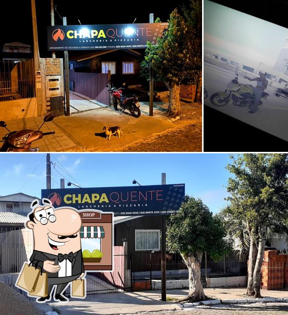 O exterior do Chapa Quente
