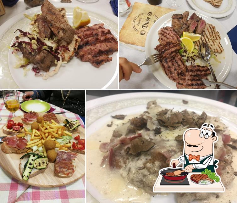 Prenditi i piatti di carne a Duse Hosteria e pizzeria