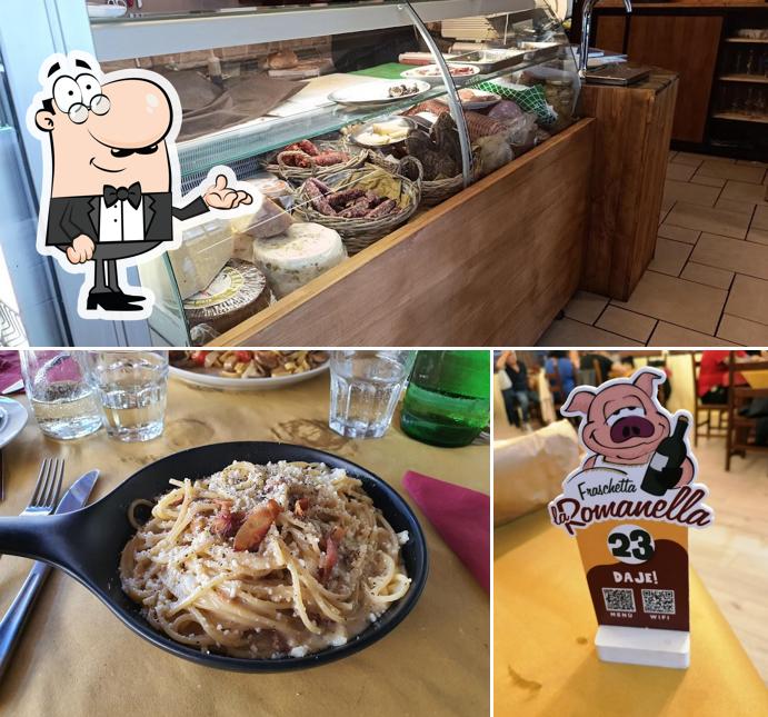 Gli interni di Fraschetta la Romanella