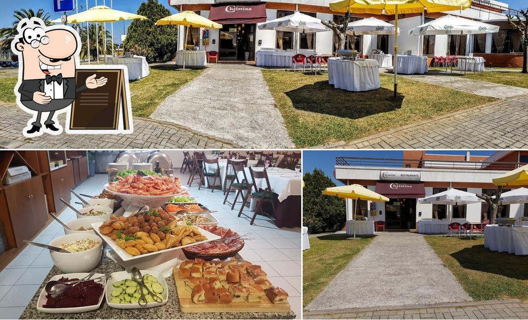 This is the picture displaying exterior and food at Restaurante Luso Venezolano