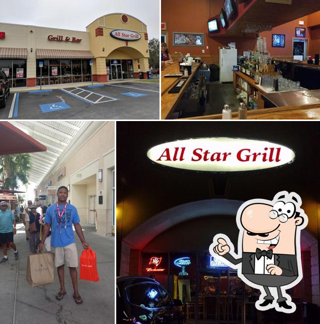 The exterior of All Star Grill