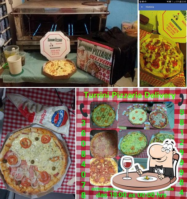 Comida em Turrini Pizzaria