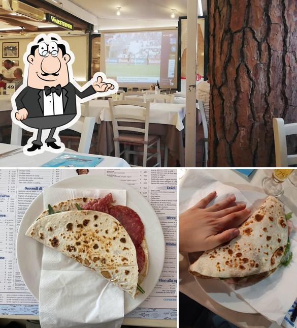 Gli interni di Esedra Ristorante Pizzeria