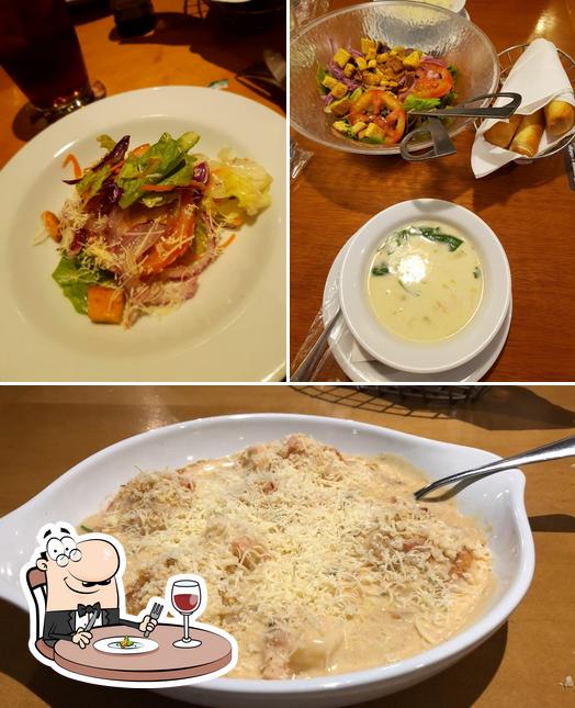 Comida em Olive Garden (GRU Terminal 3)