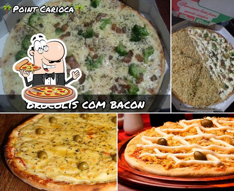 Experimente pizza no Point Carioca