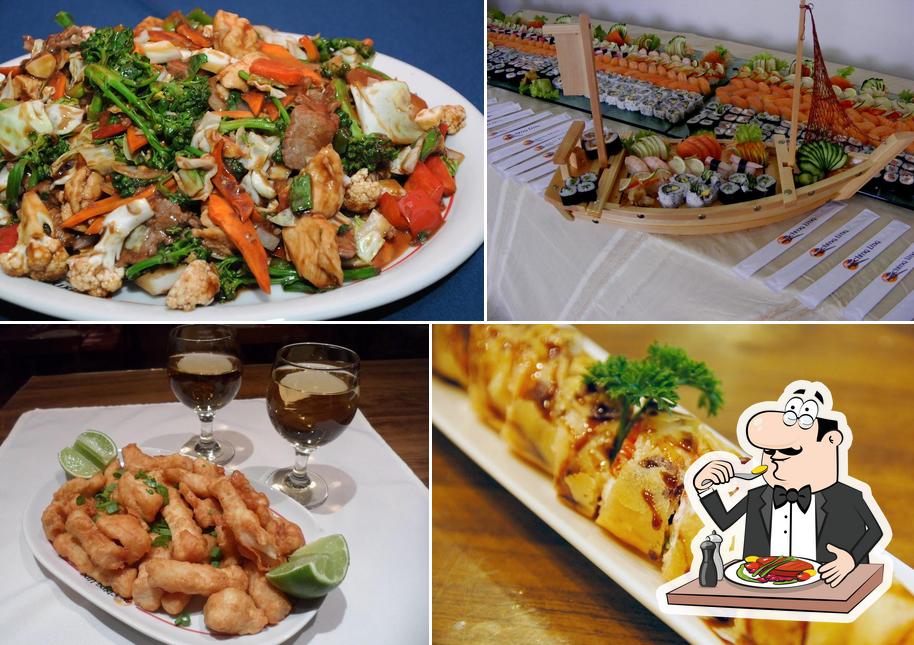 Comida em Restaurante Ching Ling