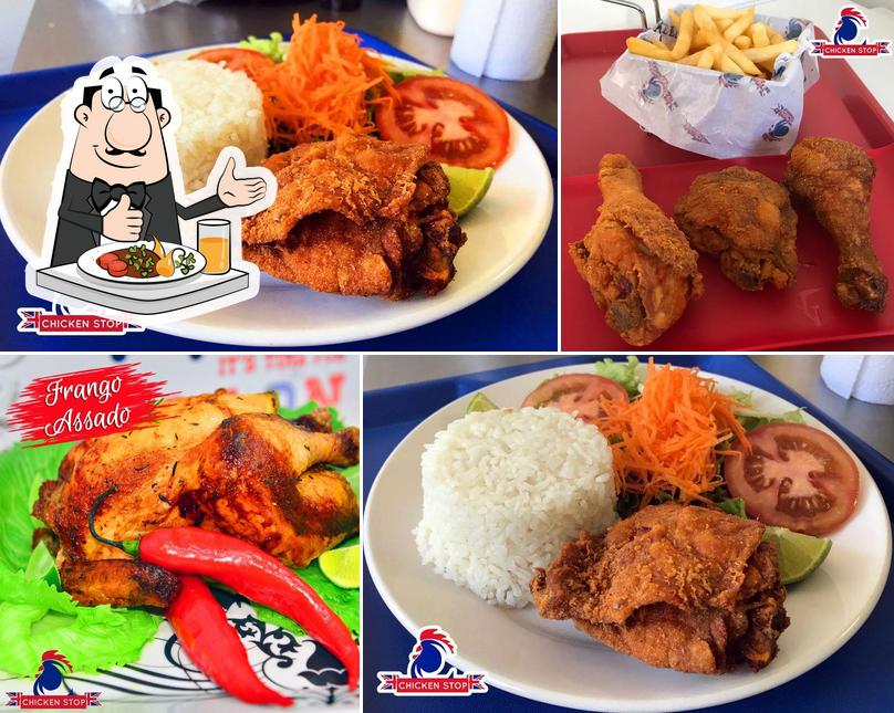 Comida em Chicken Stop