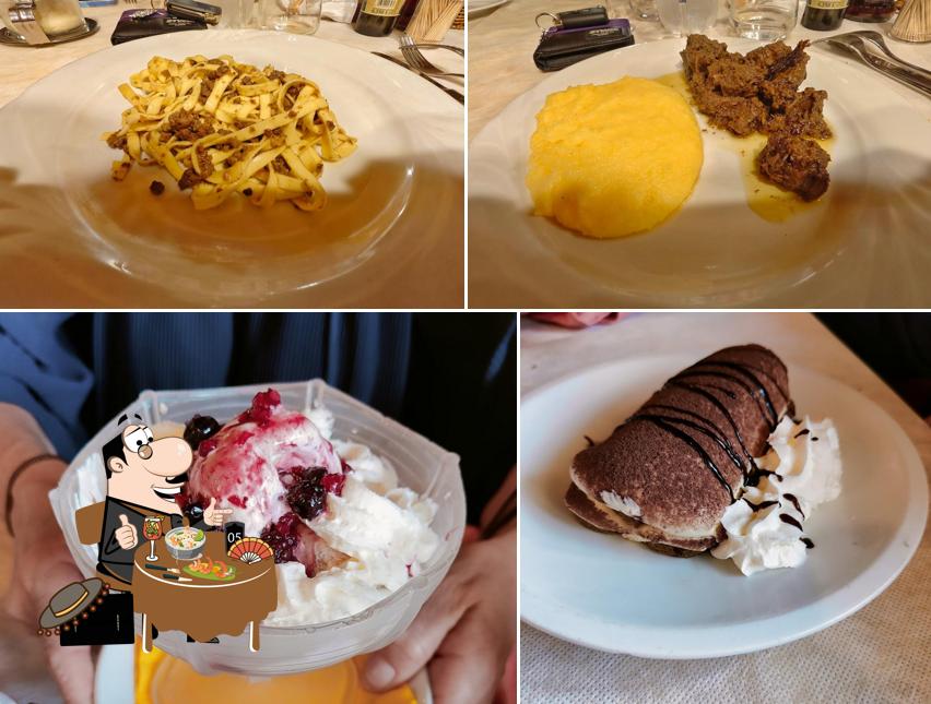 Cibo al Trattoria Al Fogher