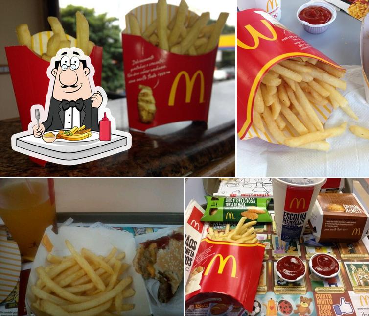 Experimente batatas fritas no McDonald's