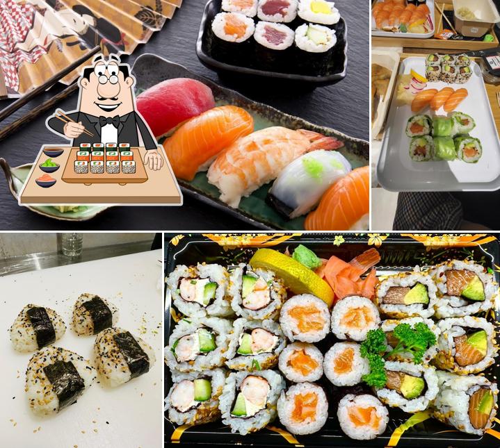 Les sushi sont offerts par Okimono Sushi