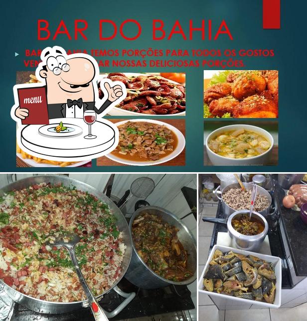 Comida em Bar Do Bahia