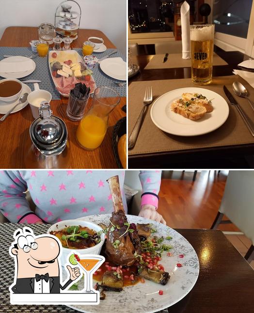 The photo of drink and food at Restaurant & Hotel Kogge GmbH