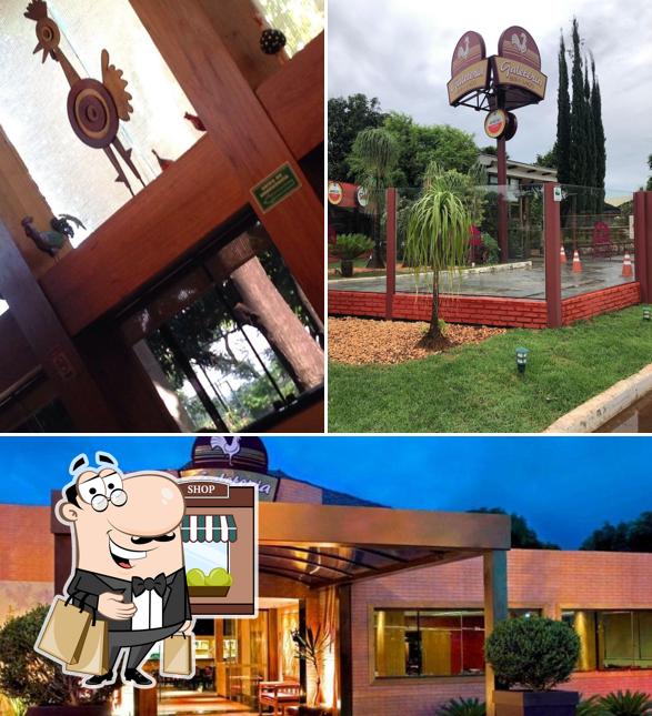 Veja imagens do exterior do Galeteria Beira Lago