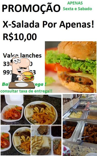 Hambúrguer em Pizzaria Valsu Lanches