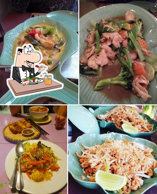 Essen im Thai Restaurant Rung