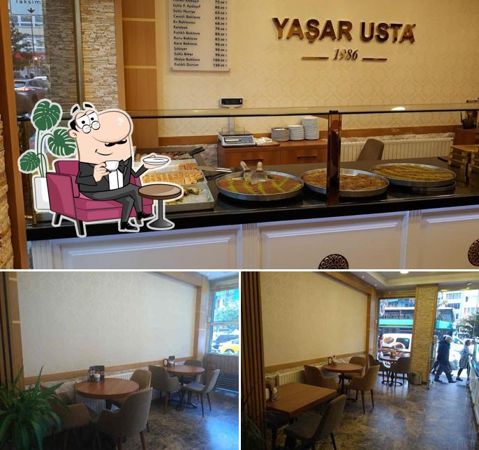 Посмотрите на внутренний интерьер "Yaşar Usta Burma Kadayıf & Baklava - Şişli Şube"
