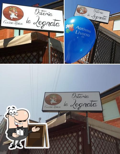 Gli esterni di Osteria la Legnata