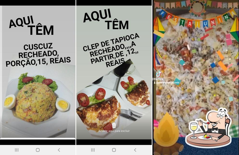 Comida em Pizzaria Três Sabores