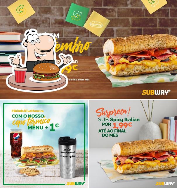 Pide una hamburguesa en Subway Portugal