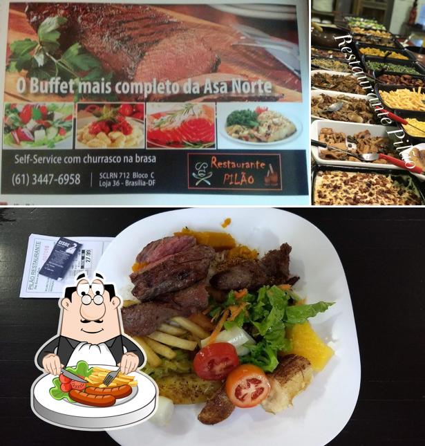 Comida em Restaurante Pilão