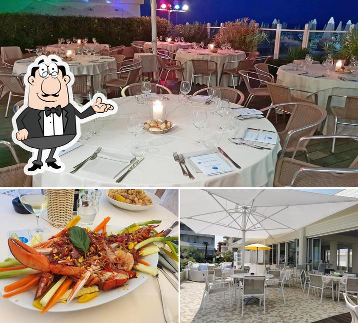 Dai un’occhiata alla immagine che presenta la interni e frutti di mare di Premier Palm Beach .296