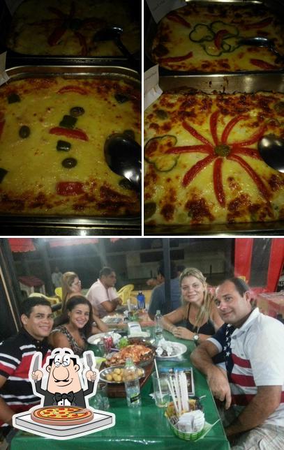 Experimente pizza no Boi Grill Churrascaria