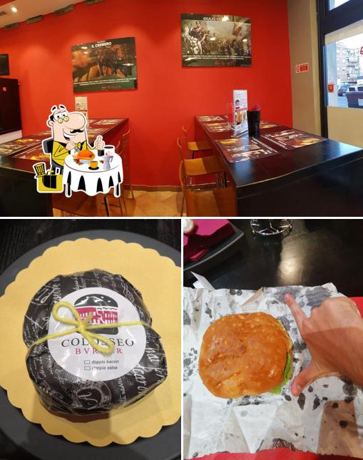 La foto della cibo e interni di Colosseo Burger (Centocelle)