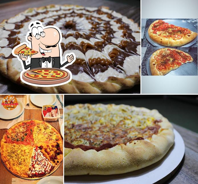 Escolha pizza no Pizzaria Fiuza - Pizzaria em Araucária