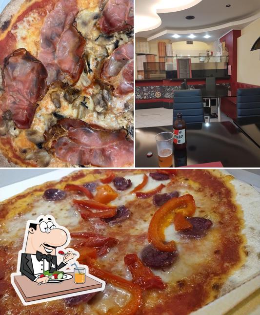 Tra le diverse cose da Pizzeria Mattana si possono trovare la cibo e interni