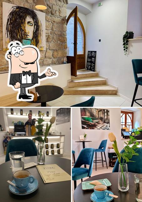 Take a seat at one of the tables at Tinel Specialty Coffee Shop - Trogir