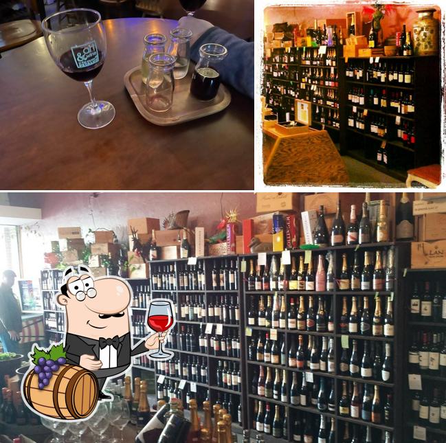 It’s nice to enjoy a glass of wine at Vine & Barrel Wines & Wine, Draft, and Tapas Bar