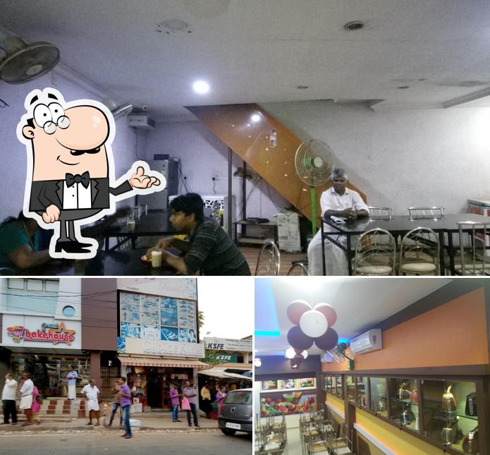 The picture of interior and exterior at Dubai Bake House