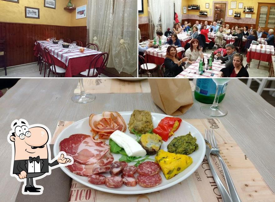 La immagine della interni e cibo di Ristorante Aciniello