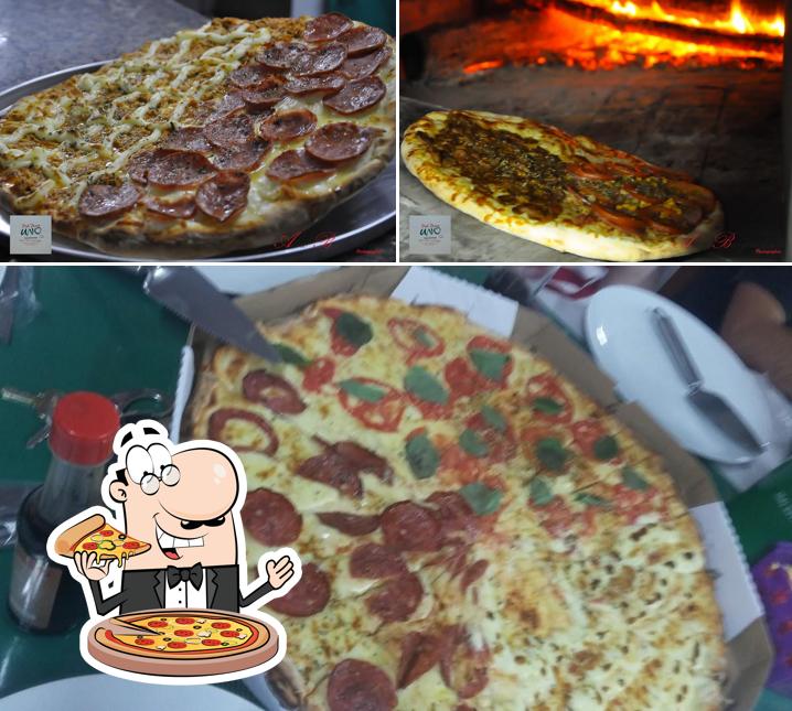 Experimente diferentes tipos de pizza