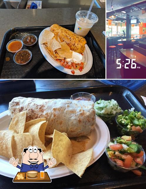 Take a look at the image displaying food and interior at Acapulco Fresh Mexican Grill