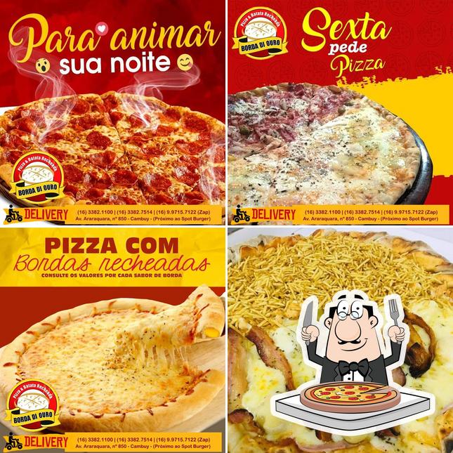 No Disk Pizza Borda Di Ouro, você pode conseguir pizza