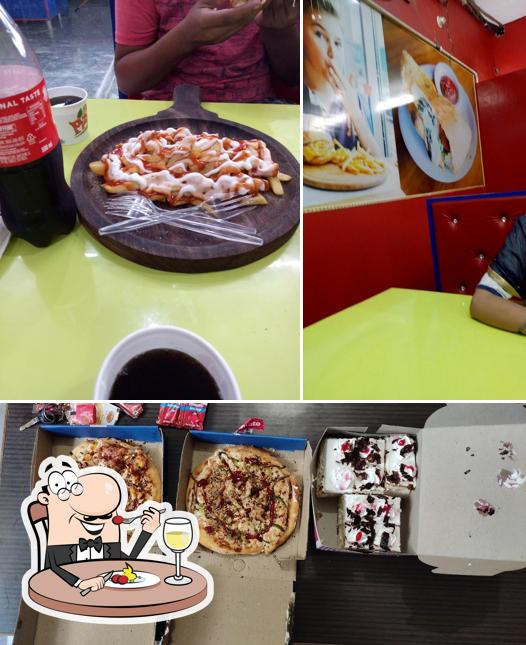 Food at Galaxy Pizza