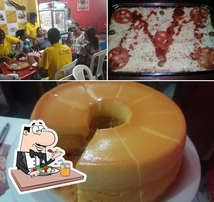 A foto do Pizzaria La Fratelli’s comida e interior